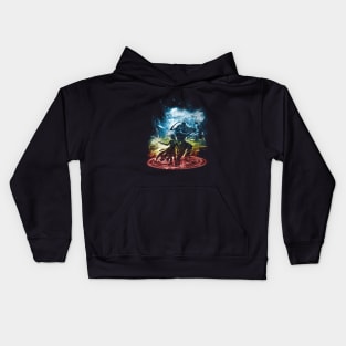 transmutation storm - rainbow version Kids Hoodie